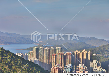 View of Hong Kong buildings at Tseung Kwan O View of Hong Kong buildings at Tseung Kwan O 24176120