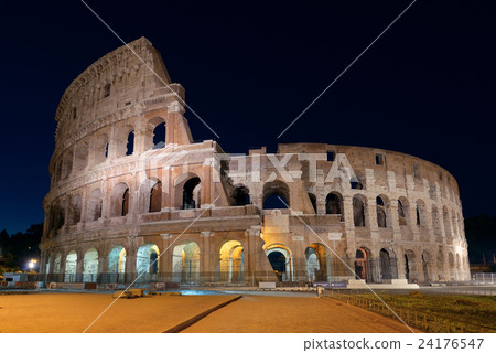 Colosseum Rome night Colosseum Rome night 24176547