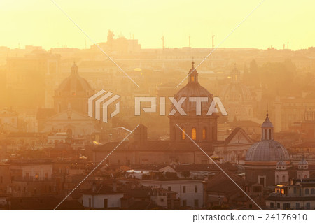 Rome mountain top view sunrise 24176910