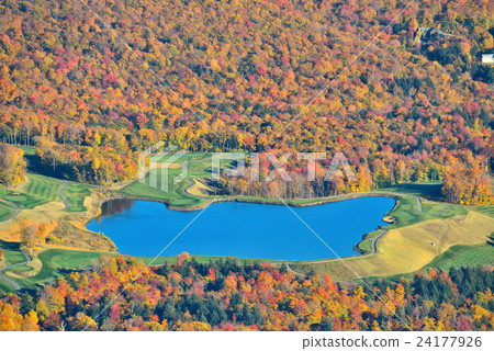 Lake Autumn Foliage 24177926