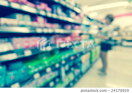 Abstract blurred photo of store in department store bokeh background 24178929