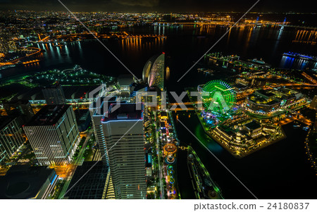 Night view from Landmark Tower (2-1, Minatomirai 2-chome Nishi-ku, Yokohama-shi, Kanagawa) 24180837