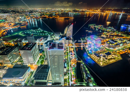 地標塔的夜景（神奈川縣橫濱市西區2丁目2丁目） 24180838