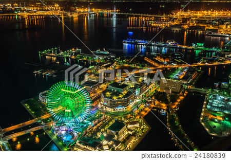 地標塔的夜景（神奈川縣橫濱市西區2丁目2丁目） 24180839