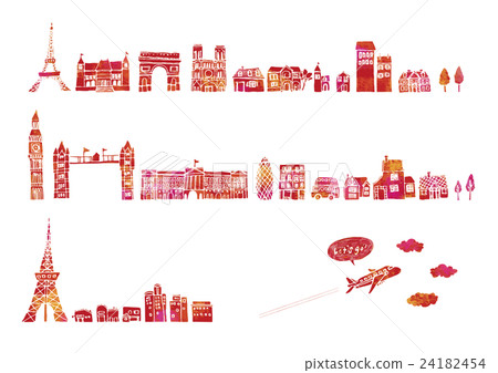 歐洲街道例證 24182454