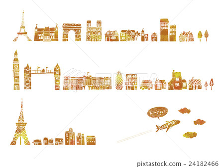 European streets illustration 24182466