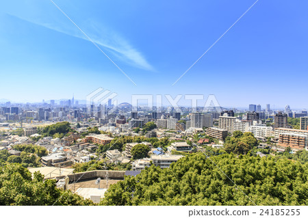 City view Fukuoka city direction Sayoshi district City view Fukuoka city direction Sayoshi district 24185255