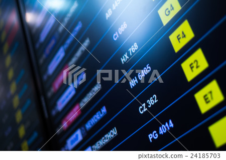Information board in Airport Information board in Airport 24185703