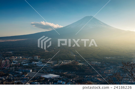 Mt. Fuji viewed from Kawaguchiko Tenjoyama Park 24186226