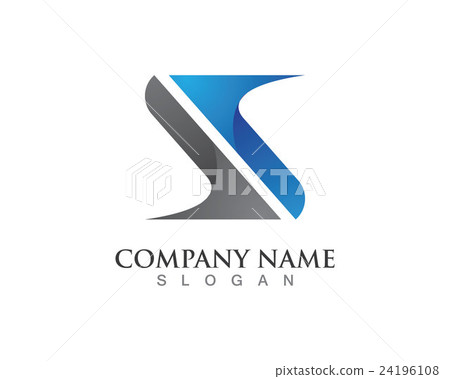 S letter logo, volume icon design template element 24196108