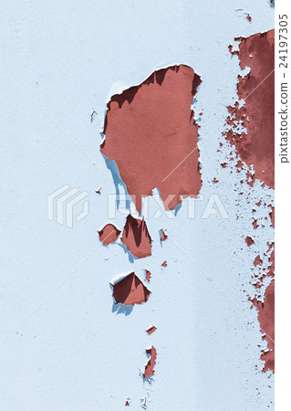 Rusty wall peeling paint background Rusty wall peeling paint background 24197305