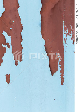 Rusty wall peeling paint background 24197306