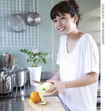 Kitchen Female Portrait Kitchen Female Portrait 24197432