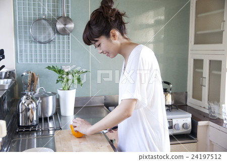 Kitchen Female Portrait Kitchen Female Portrait 24197512