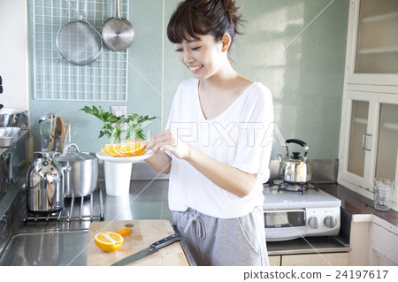 Kitchen Female Portrait Kitchen Female Portrait 24197617