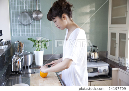 Kitchen Female Portrait Kitchen Female Portrait 24197709
