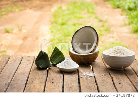 Dessert from banana leave have raw material Dessert from banana leave have raw material 24197878