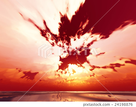 Wind and clouds with the sea Wind and clouds with the sea 24198876