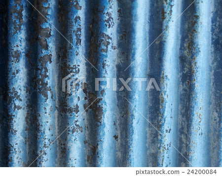 old aged weathered galvanized corrugated iron blue old aged weathered galvanized corrugated iron blue 24200084