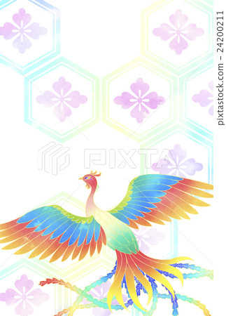Rooster New Year's card name Phoenix Rooster New Year's card name Phoenix 24200211