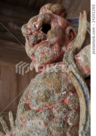 Shikoku Altruistic Sacred Place No. 1 Ticket "Oyamadera" Nio Statue Form 24201268