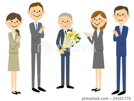 Friendly greetings bouquets at work 24201778