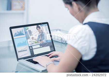 Composite image of business interface Composite image of business interface 24202972