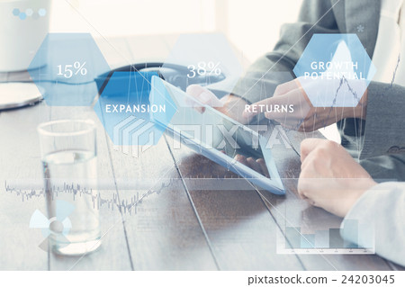 Composite image of business interface 24203045