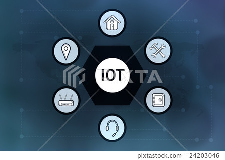 Composite image of internet of things Composite image of internet of things 24203046