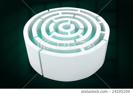 Composite image of circle maze 24205209