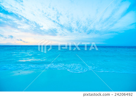 Sunset at maldives island Sunset at maldives island 24206492
