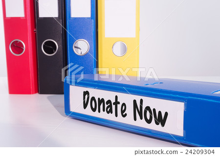 Composite image of donate now 24209304