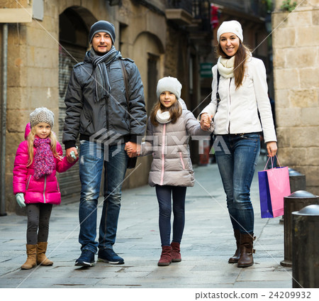 Family with two children posing 24209932