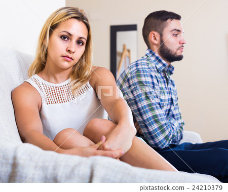 Bad quarrel between boyfriend and girlfriend Bad quarrel between boyfriend and girlfriend 24210379