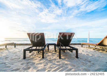 Outdoor with umbrella and chair Outdoor with umbrella and chair 24212405