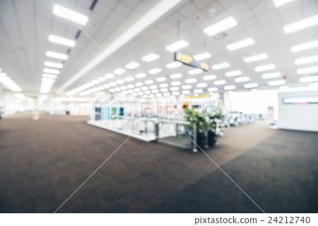 Abstract blur airport terminal interior Abstract blur airport terminal interior 24212740