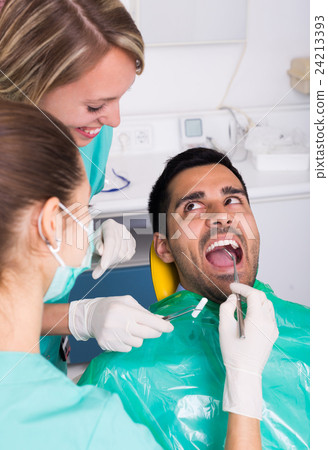 Patient at dental clinic 24213393