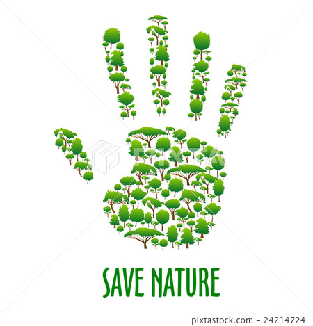 Environmental ecology protection poster 24214724