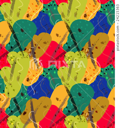 Rough brush over solid color spots Rough brush over solid color spots 24215363