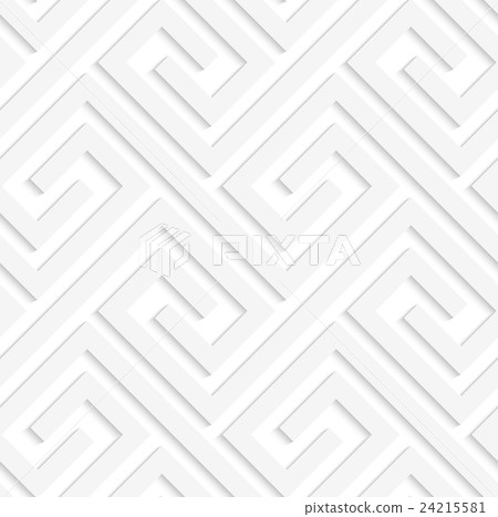 White 3D fastened spirals White 3D fastened spirals 24215581