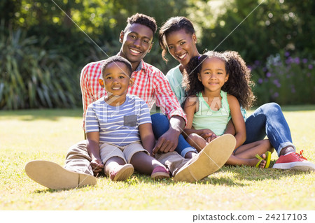 Happy family posing together 24217103