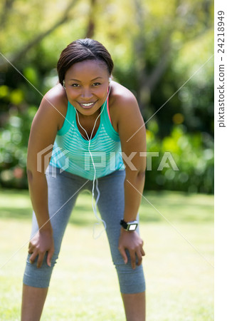 Happy woman posing Happy woman posing 24218949