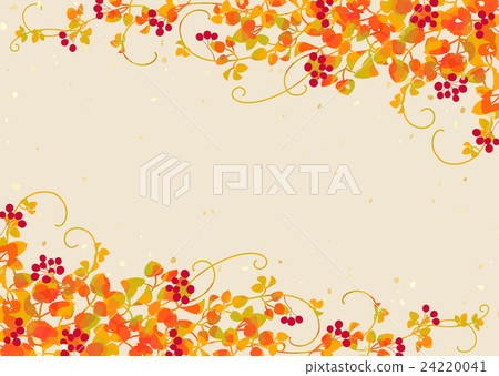 晚秋天藤植物紅色紅色背景 晚秋天藤植物紅色紅色背景 24220041