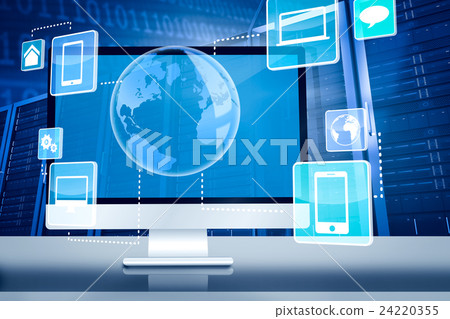 Composite image of computer screen Composite image of computer screen 24220355
