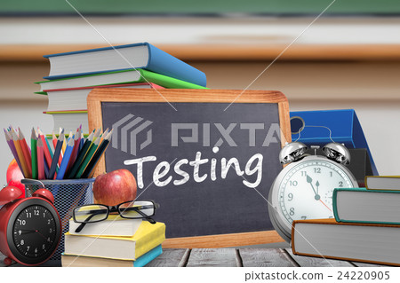 Composite image of testing word Composite image of testing word 24220905
