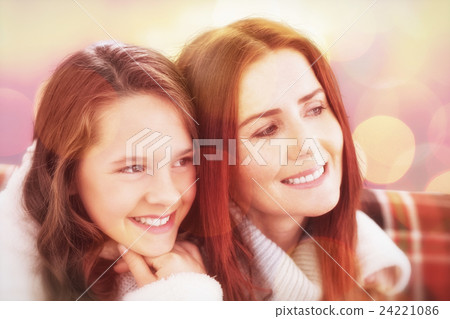 Composite image of mother and daughter Composite image of mother and daughter 24221086