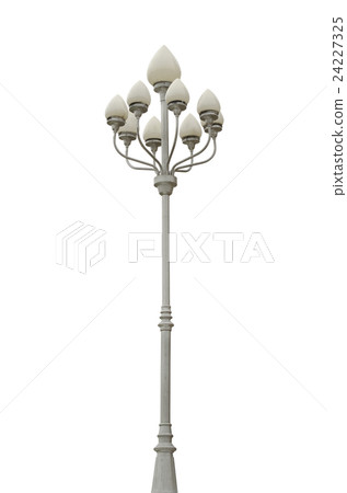 street lamp isolated on white background street lamp isolated on white background 24227325