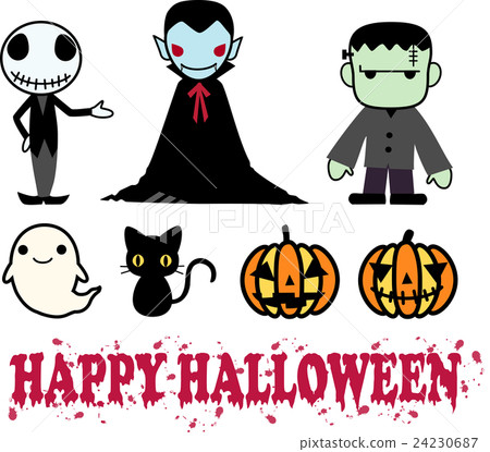Halloween monster set 24230687