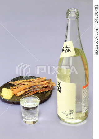 Japanese sake rice liquor 24230781