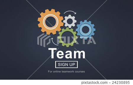 Team Teamwork Homepage Collaboration Concept Team Teamwork Homepage Collaboration Concept 24230895